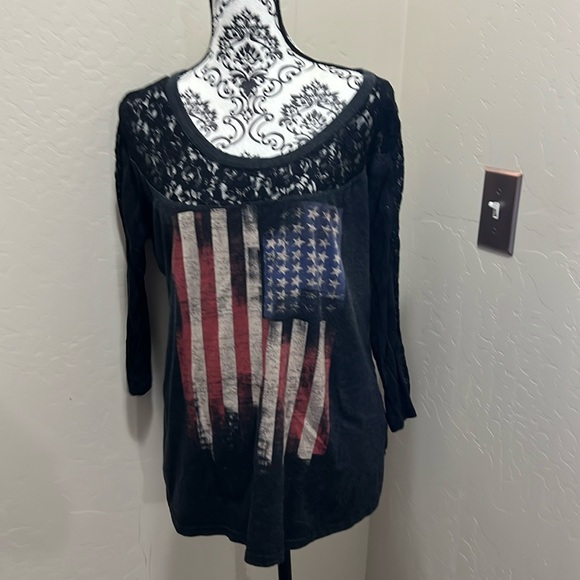 Rock & Roll Cowgirl Tops - Rock 'n' roll cowgirl, 3/4 sleeve